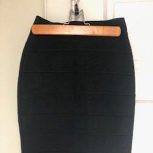BCBG Black Bandage Skirt with Zipper